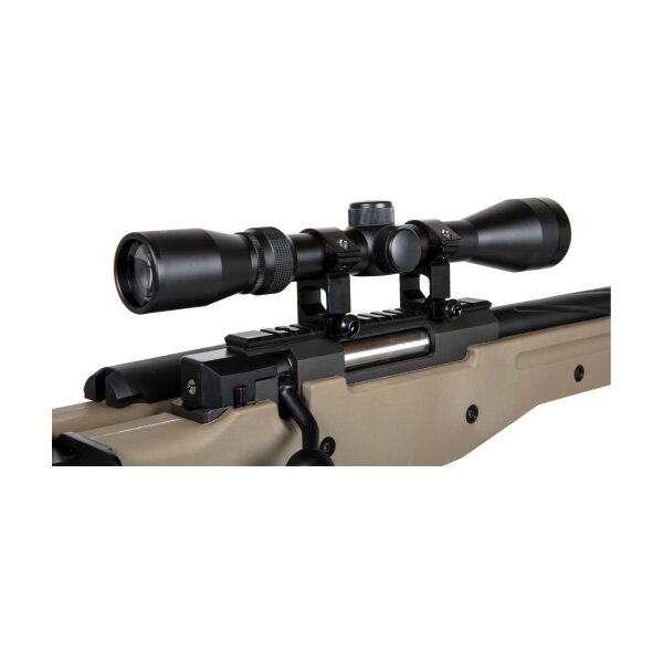 asgbox.pl - Replika karabinu snajperskiego Specna Arms SA-S14 EDGE™ z lunetą i dwójnogiem Tan