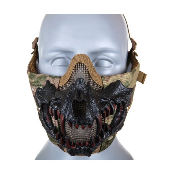 asgbox.pl - Maska Stalker EVO PLUS Fangs Ear Protection MC