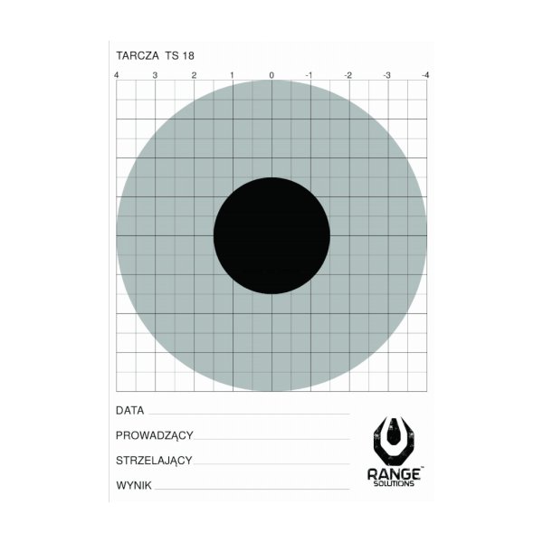 asgbox.pl - Tarcza strzelecka Range Solutions TS-18 - 100 sztuk