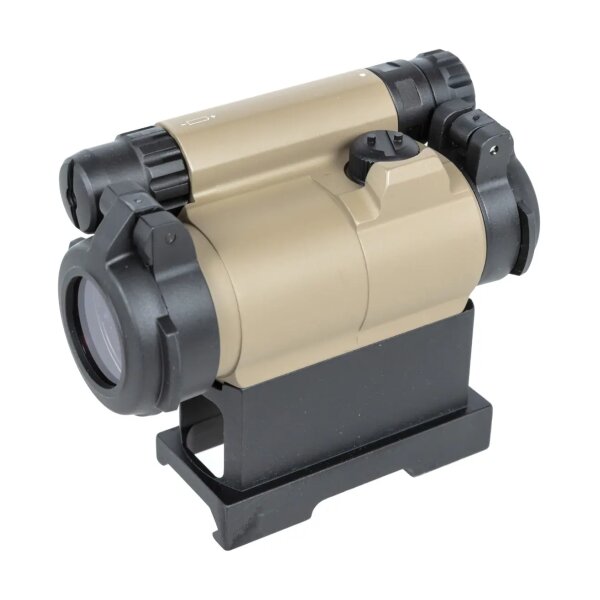 asgbox.pl - Kolimator JJ Airsoft M5 z 3 montażami Tan