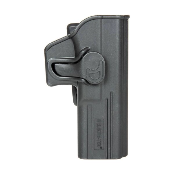 asgbox.pl - Kabura Release Button z klipsem na pas do pistoletów Glock 17 - Czarna