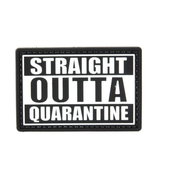 asgbox.pl - Naszywka 3D - Straight Outta Quarantine