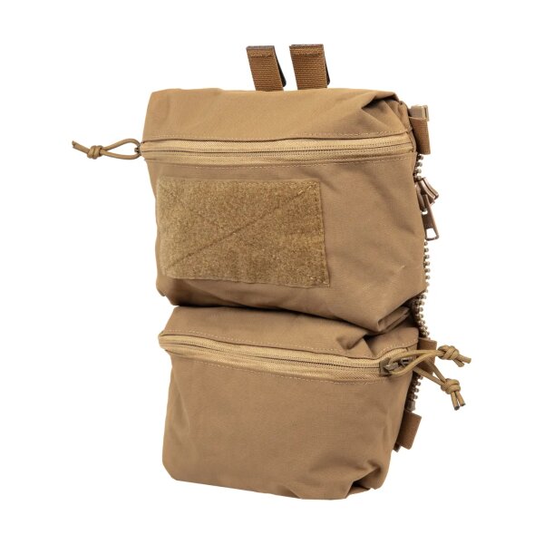 asgbox.pl - Panel tylny z systemem MOLLE do kamizelki taktycznej V5 PC Wosport Coyote Brown