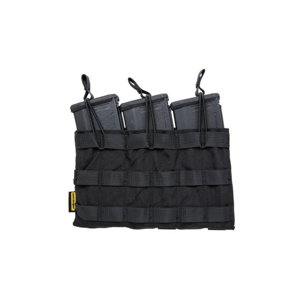 asgbox.pl - Potrójna ładownica typu Open na magazynki typu M4/M16 Emerson Gear Czarna