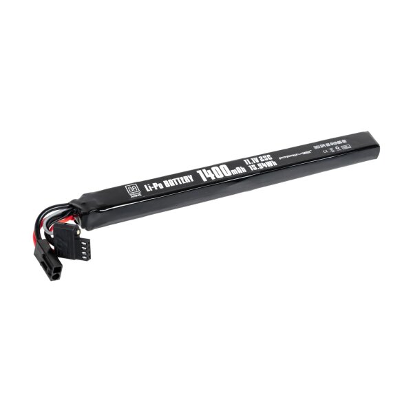 asgbox.pl - Akumulator Li-Po Specna Arms x Gens Ace 1400 mAh 25C pod pokrywę AK 11.1V Tamiya mini G-Tech
