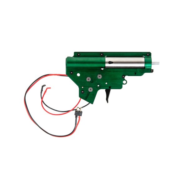 asgbox.pl - Kompletny Gearbox V2 Retro Arms z układem Leviathan V2 Optical Jefftron Green Edition