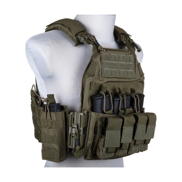 asgbox.pl - Kamizelka taktyczna Plate Carrier 8944-1 GFC Tactical Zielona