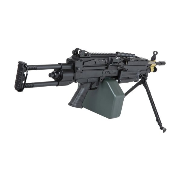 asgbox.pl - Karabin maszynowy ASG A&K Cybergun M249 PARA Czarny (OUTLET)