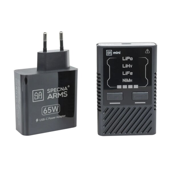 asgbox.pl - Mini ładowarka iMars G-Tech Specna Arms x Gens Ace USB-C z zasilaczem 65W