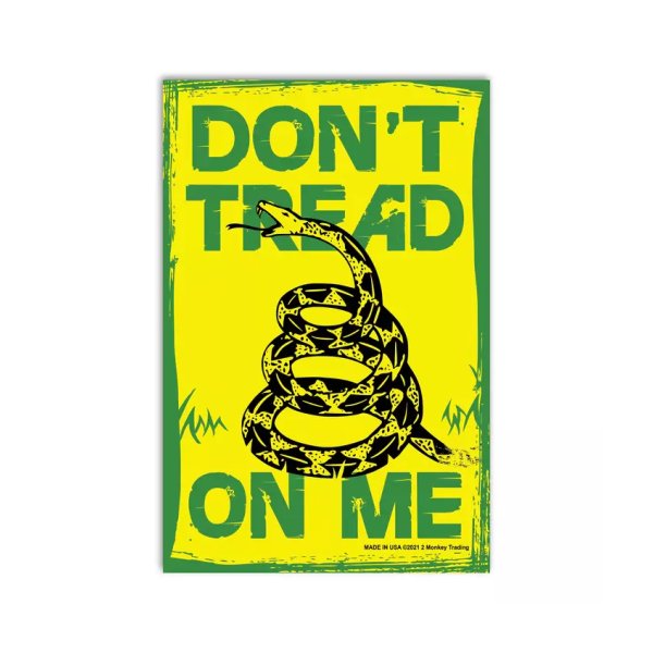 asgbox.pl - Naklejka - DON'T TREAD ON ME