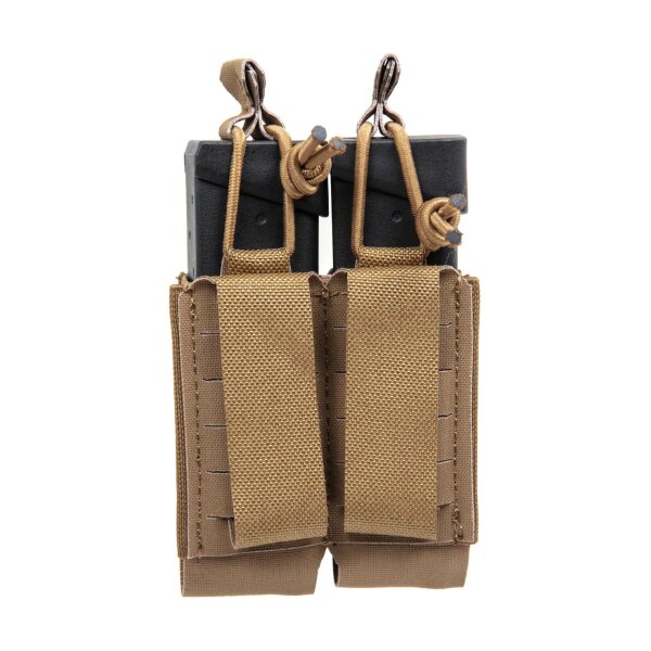 asgbox.pl - Podwójna ładownica Wosport DPMP Coyote Brown