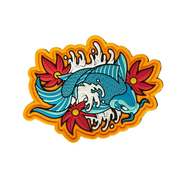 asgbox.pl - Naszywka 3D - KOI TATTOO 1 PVC MORALE PATCH BLUE