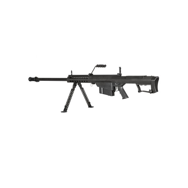 asgbox.pl - Replika karabinu Barrett® M107-S z dwójnogiem - Czarna