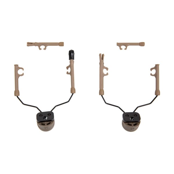 asgbox.pl - Adapter słuchawek typu Comtac na szyny typu ARC OPS-CORE (Mark) - Dark Earth