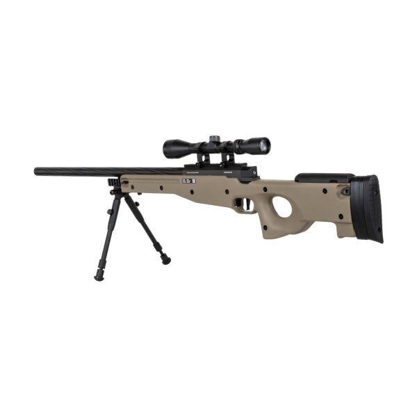 asgbox.pl - Replika karabinu snajperskiego Specna Arms SA-S11 EDGE™ z lunetą i dwójnogiem Tan