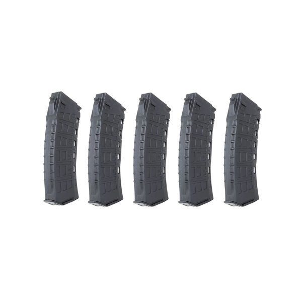 asgbox.pl - Zestaw 5 magazynków Hi-Cap 550 kulek Arcturus EMM AK12 Wheel Czarny