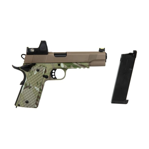 asgbox.pl - Replika pistoletu Raven MEU Railed BDS (GG) - Camo/Tan
