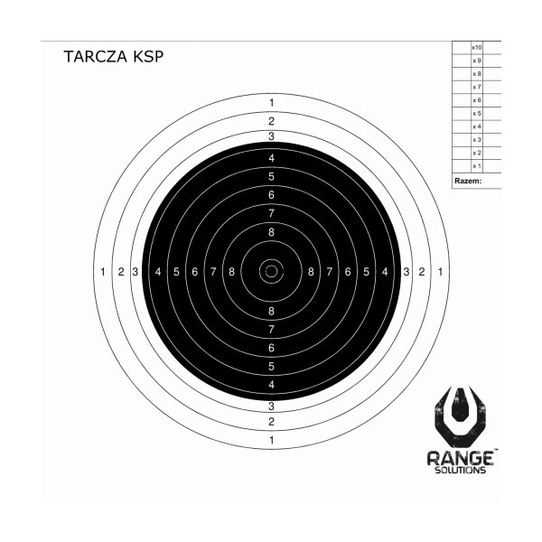 asgbox.pl - Tarcze Strzeleckie KSP Karabin Sportowy - 500 szt.