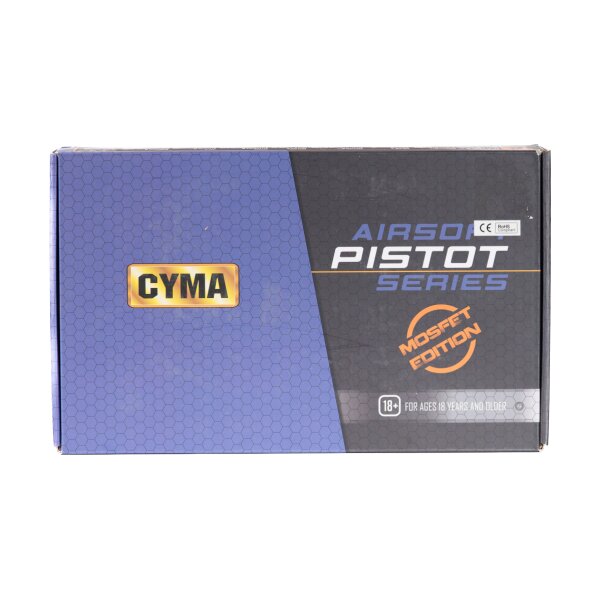 asgbox.pl - Replika pistoletu elektrycznego CM125S MOSFET Edition - czarna (OUTLET)