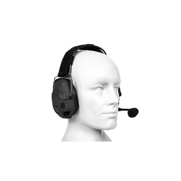 asgbox.pl - Taktyczne słuchawki aktywne Bluetooth HD-16  - Czarne
