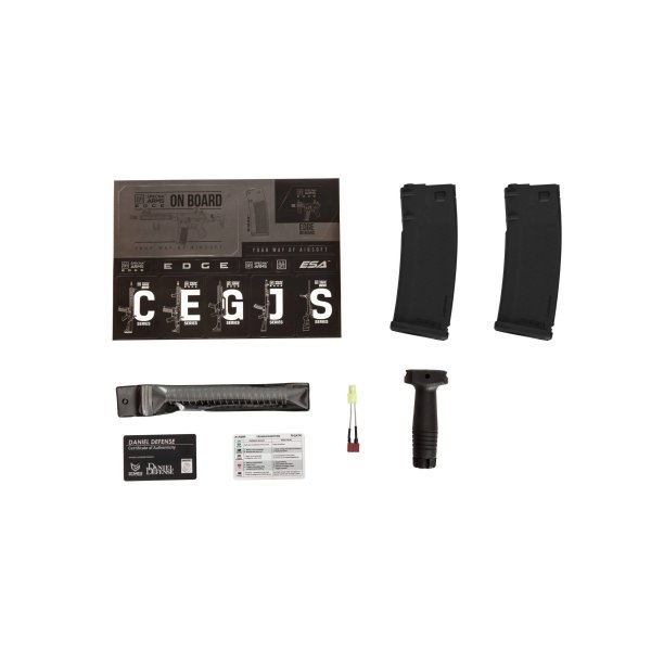 asgbox.pl - Replika karabinka Daniel Defense® MK18 SA-E19 EDGE 2.0™ GATE ASTER - czarna (OUTLET)