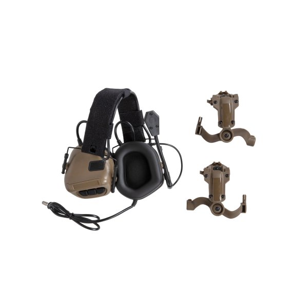 asgbox.pl - Taktyczne słuchawki Gen. 5 Wosport HD-19 Tan