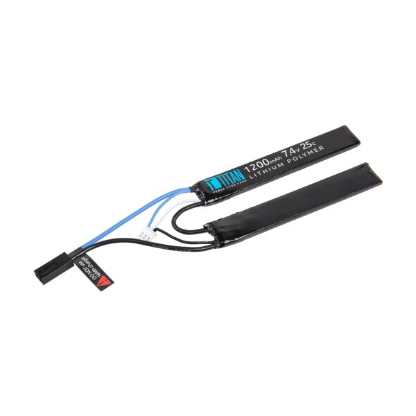 asgbox.pl - Akumulator Li-Po Titan 1200mAh 7.4V 25C Tamiya 2 modułowy