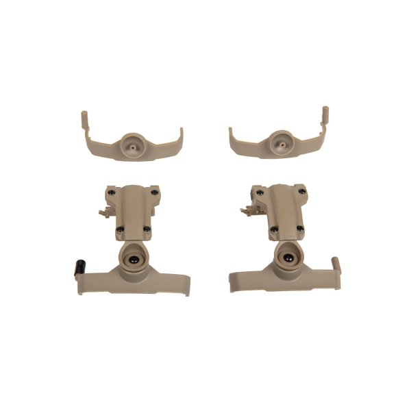 asgbox.pl - Adapter słuchawek typu Comtac na szyny typu ARC (Typ AMP) - Dark Earth