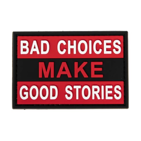 asgbox.pl - Naszywka PVC - Bad Choices
