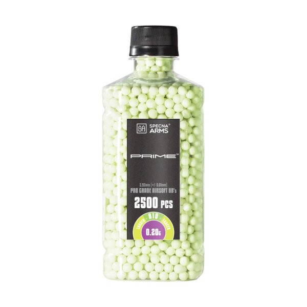 asgbox.pl - Kulki precyzyjne Specna Arms PRIME™ BIO Tracer 0.20g - 2500 szt.