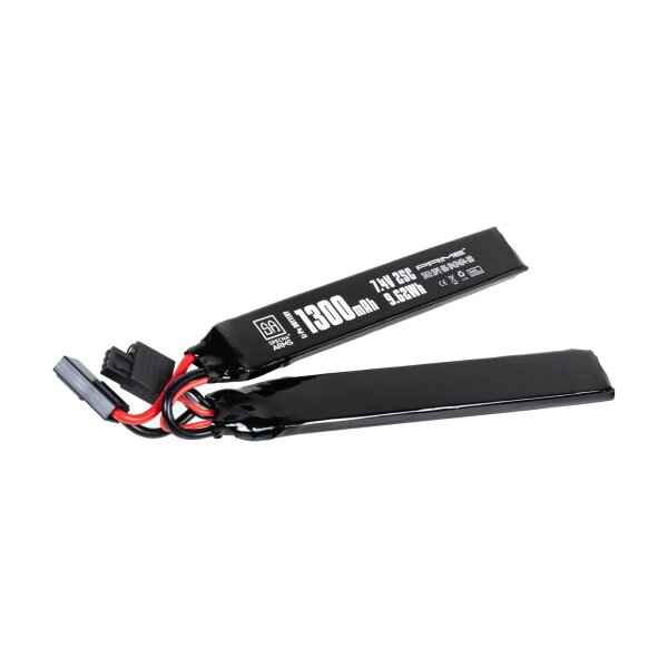 asgbox.pl - Akumulator Li-Po Specna Arms x Gens Ace 1300 mAh 25C 2-modułowy 7.4V Tamiya mini G-Tech