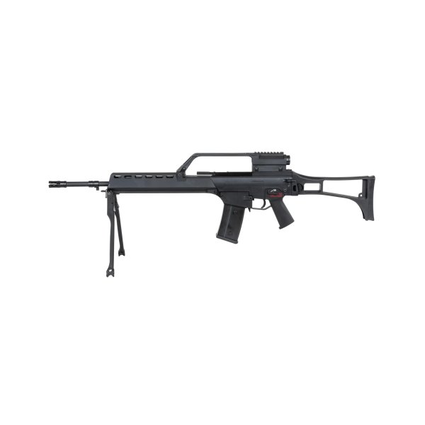 asgbox.pl - Karabinek ASG SRC DUAL POWER SR36K COB-301 z dwójnogiem i lunetą Czarny