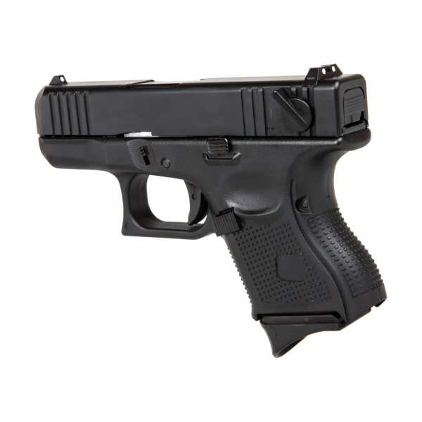 asgbox.pl - Replika pistoletu 724B Full Auto (Green Gas) - Czarna