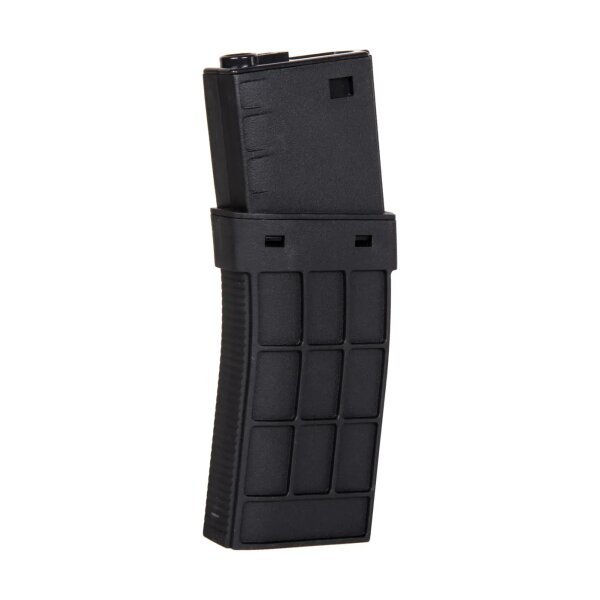asgbox.pl - Magazynek typu Hi-Cap do replik M4 na 450 kulek - Czarny