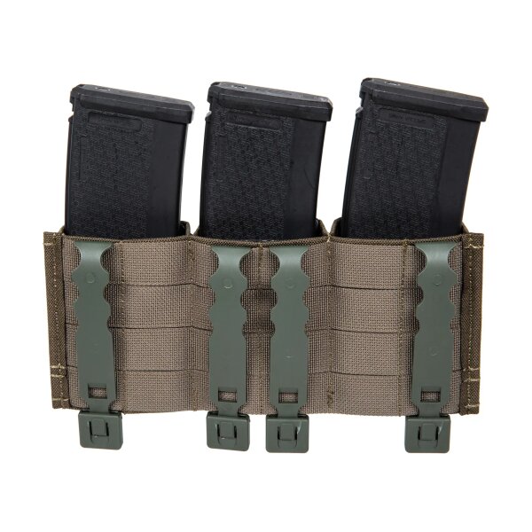 asgbox.pl - Potrójna otwarta ładownica na magazynki 7.62 mm Wosport Ranger Green