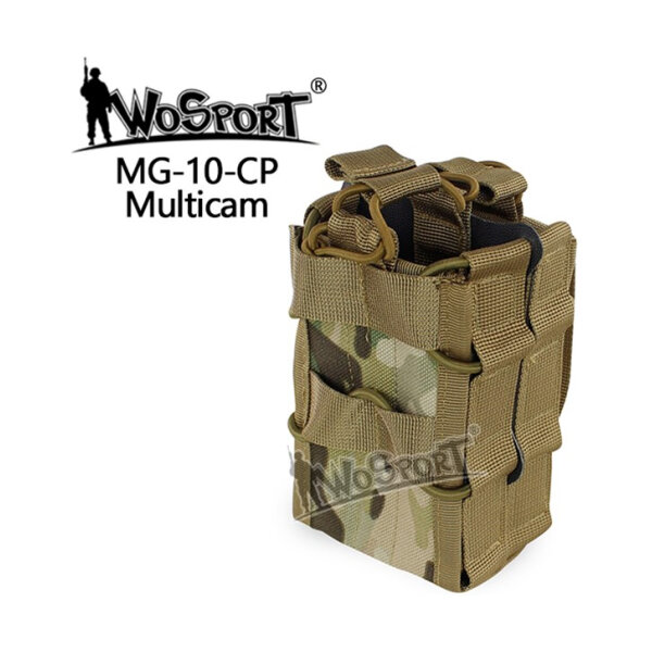 WST MOLLE DOUBLE BAG Pouch for 2 Rifle Magazines – MC