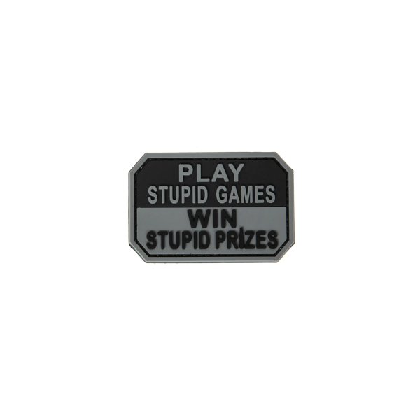 asgbox.pl - Naszywka PVC -  Play Stupid