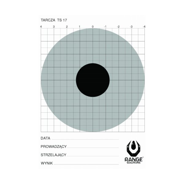 asgbox.pl - Tarcza strzelecka Range Solutions TS-17 - 100 sztuk