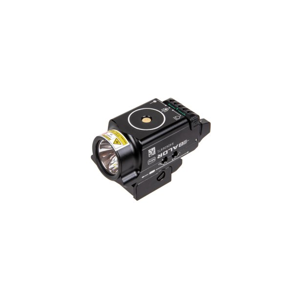 asgbox.pl - Latarka pistoletowa BALDR Mini z Celownikiem Laserowym