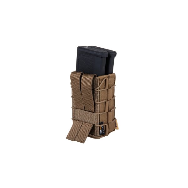 asgbox.pl - M-Tac Podwójna otwarta ładownica na magazynki AK/AR Laser Cut Coyote Brown