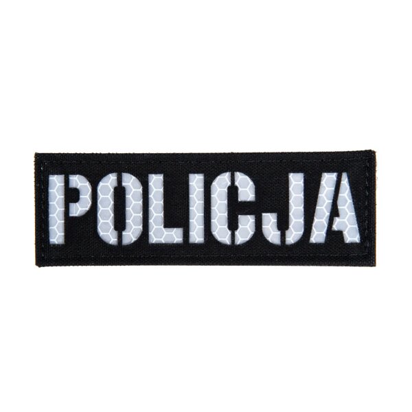 asgbox.pl - Naszywka POLICJA Odblaskowa – Czarny