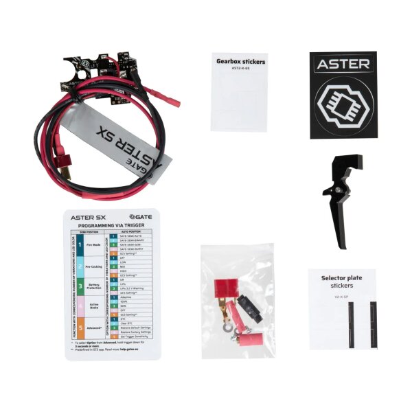 asgbox.pl - Zestaw kontrolera Gate Aster V2 SX Expert + Quantum Trigger (Rear Wired)