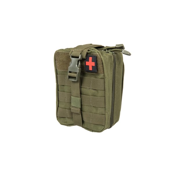 asgbox.pl - Apteczka zrywana Molle z naszywką Medyk GFC Tactical Oliwkowa