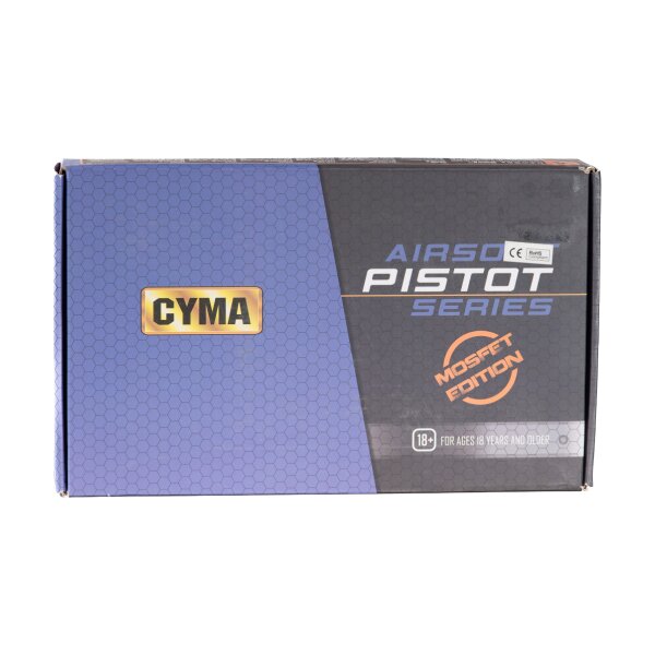 asgbox.pl - Replika pistoletu elektrycznego CM126S MOSFET Edition - czarna (OUTLET)