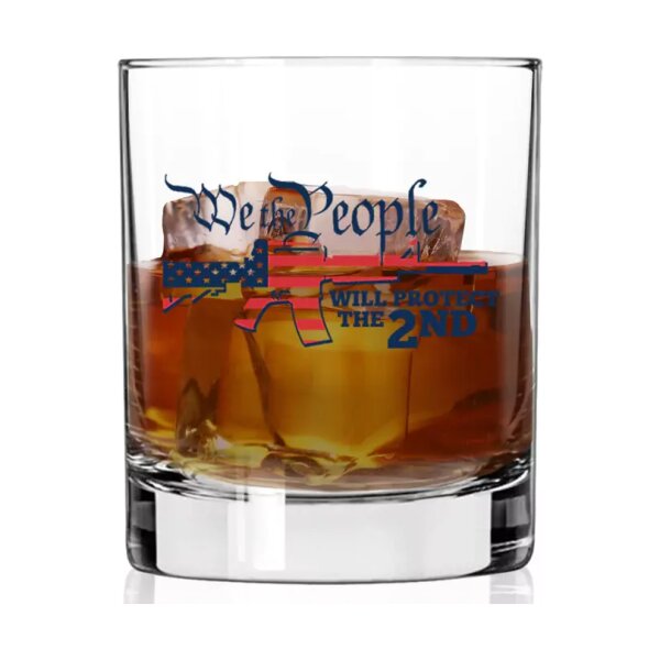 asgbox.pl - Szklanka do Whisky - WE THE PEOPLE WILL PROTECT THE 2ND