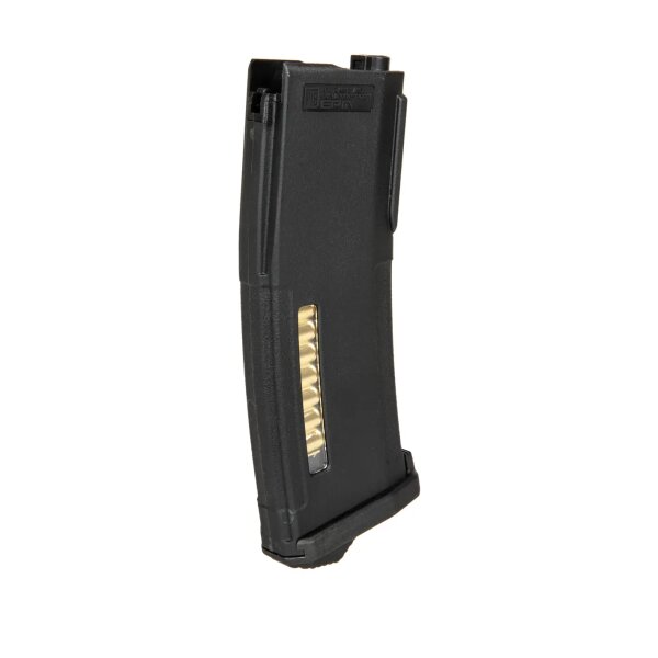 asgbox.pl - Magazynek EPM mid-cap 150 kulek do replik TM Recoil Shock M4/SCAR - Czarny