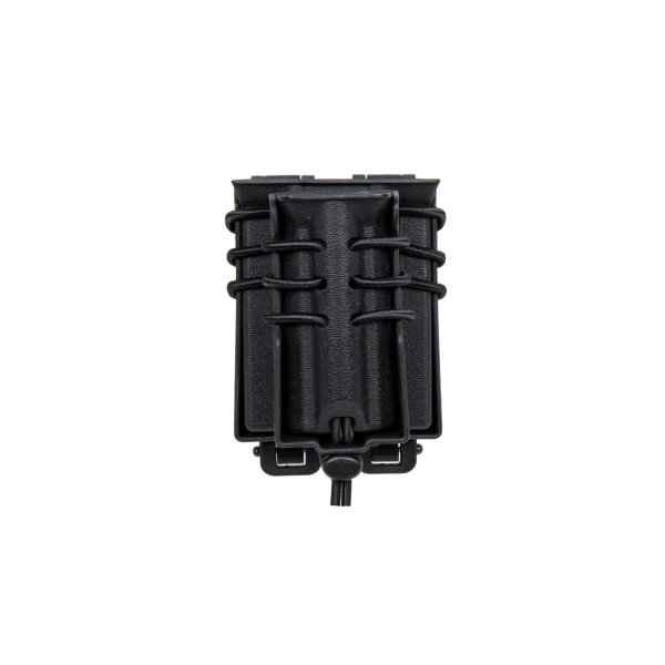 asgbox.pl - Ładownica na 2 magazynki M4/M16 i 9mm Wosport Urban Assault Quick Pull Czarny