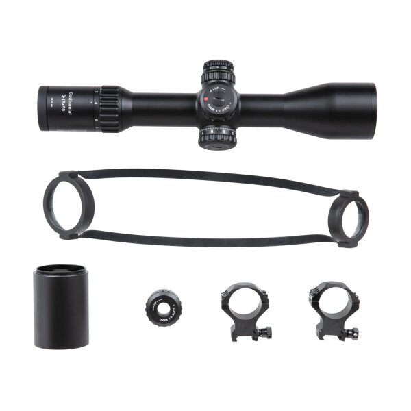 asgbox.pl - Luneta Vector Optics CONTINENTAL X6 3-18X50 Czarna