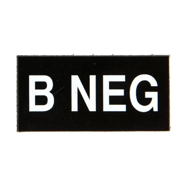asgbox.pl - Naszywka - Typ Krwi - B NEG