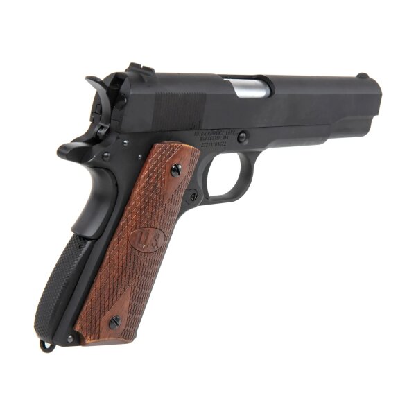 asgbox.pl - Pistolet GBB CyberGun Auto Ordnance M1911A1 - Matt Black Wood